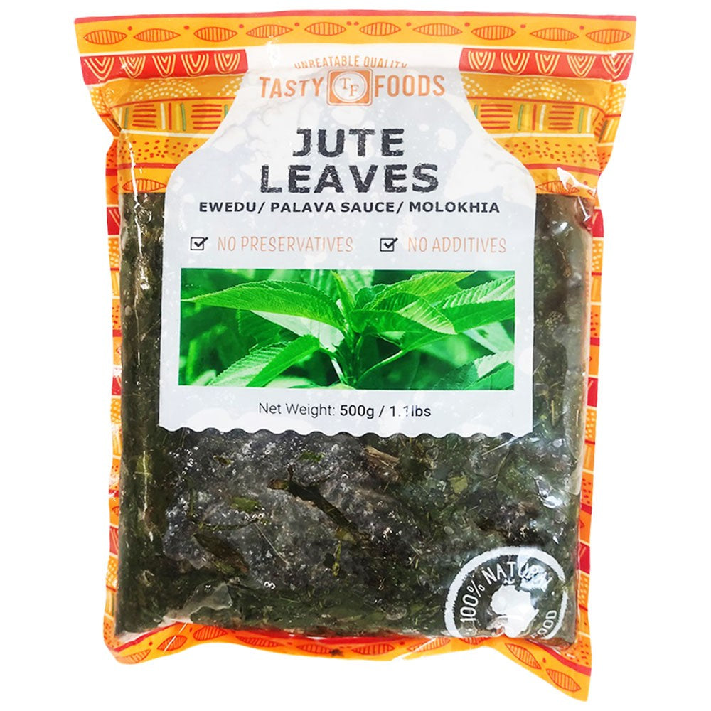 (Frozen Vegetable Leaves) Crain Crain Ewedu Jute Leaves - Cameroon Pkt. 500 gr.