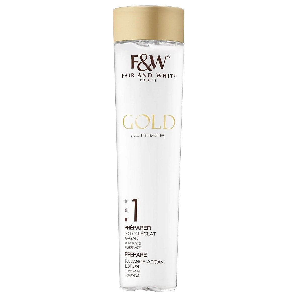 (Body Lotion) Fair & White Gold NR1 Radiance Argan Lotion 200 ml.