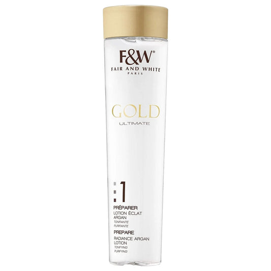 (Body Lotion) Fair & White Gold NR1 Radiance Argan Lotion 200 ml.