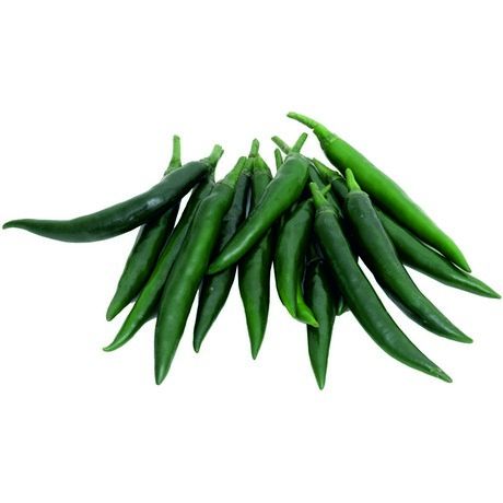 (Fresh Hot Pepper).Finger Pepper Green (Uganda) - Box 5 kg (AEF)