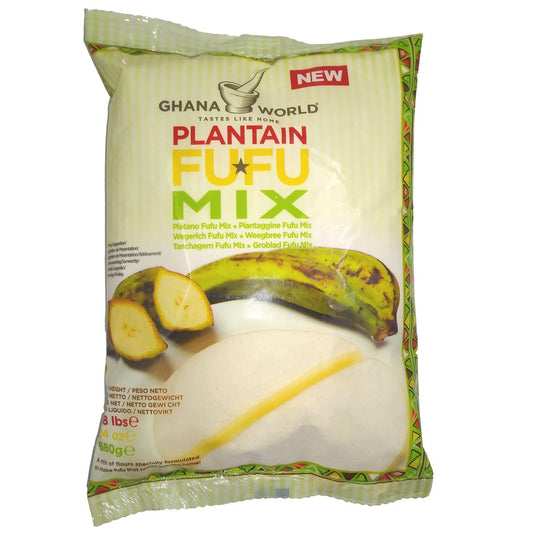 (Flour Plantain Fufuf) Plantain  Fufu Ghana World 680 gr.