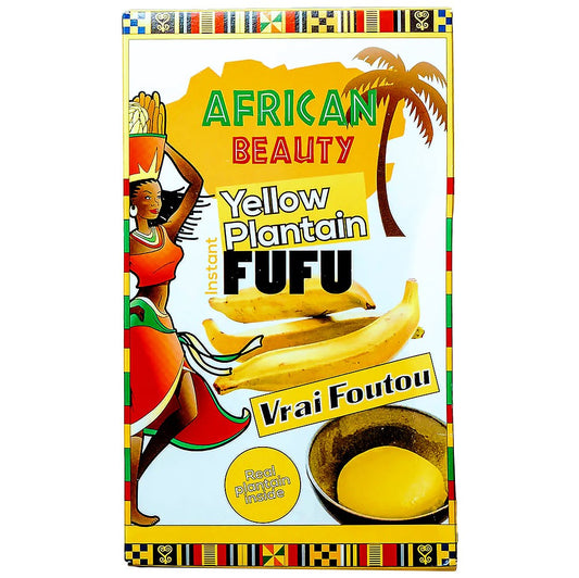 (Flour Plantain Fufu) Yellow Plantain Fufu African Beauty  681 gr.
