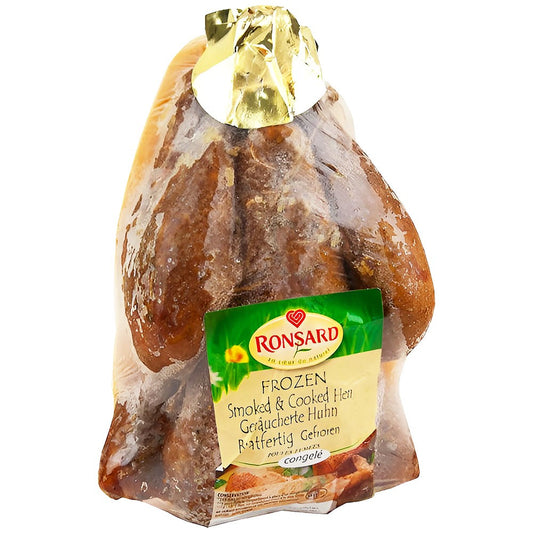 (Frozen Hen Smoked Whole) Hen Smoked - Poule Fumée Ronsard - 1 kg.