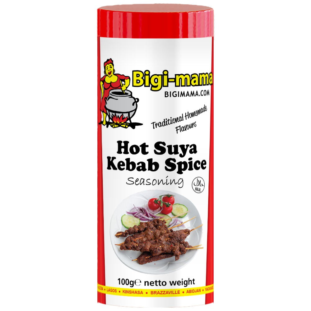 (Seasoning Powder) Hot Suya Kebab Spice Seasoning Powder Bigi Mama - 100 gr.