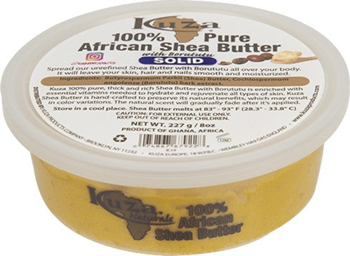 (African Shea Butter) Kuza African Shea Butter Yellow Solid 8 oz.