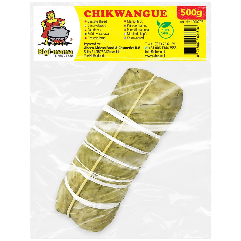 (Cassava Bread Frozen) Kwanga Large - Box 40 x 500 gr.