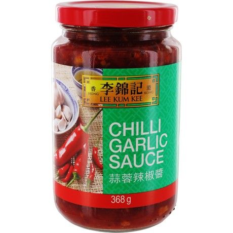 (Diverse) LKK Chili &amp; Garlic Sauce - Box 12 x 368 gr. (AEF)