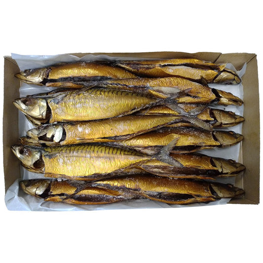 (Fish Smoked) Makreel Smoked 250-400 gr. Box 5 kg.