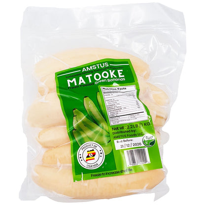 (Frozen Fruit Vegetable) Matooki-Bitoke Fresh Peeled & Frozen Pkt. 1 kg.