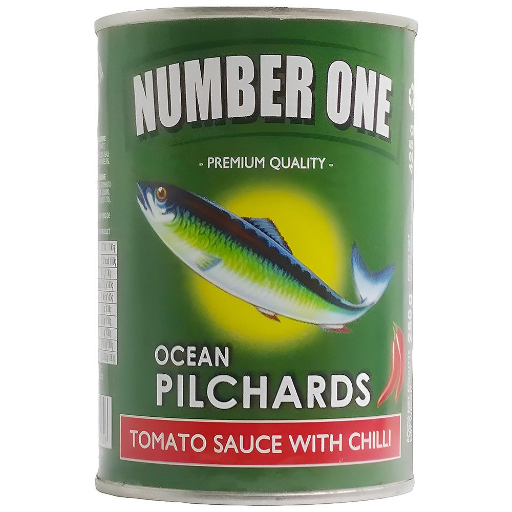 (Canned Fish) Number One Pilchards Tomato Sauce with Chili - 425 gr.