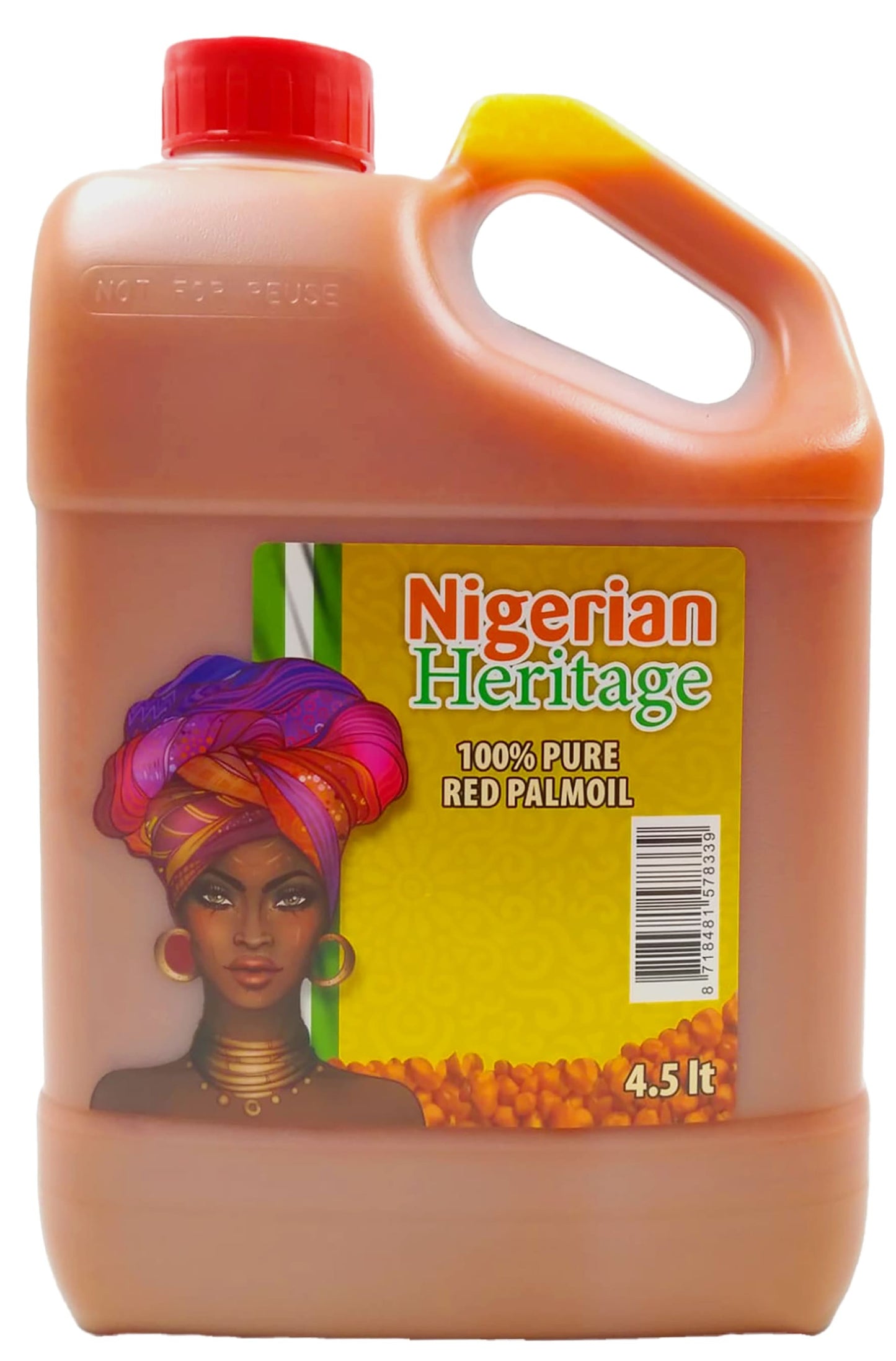 (Cooking Oil) Palm Oil Nigerian Heritage - 4.5 ltr.