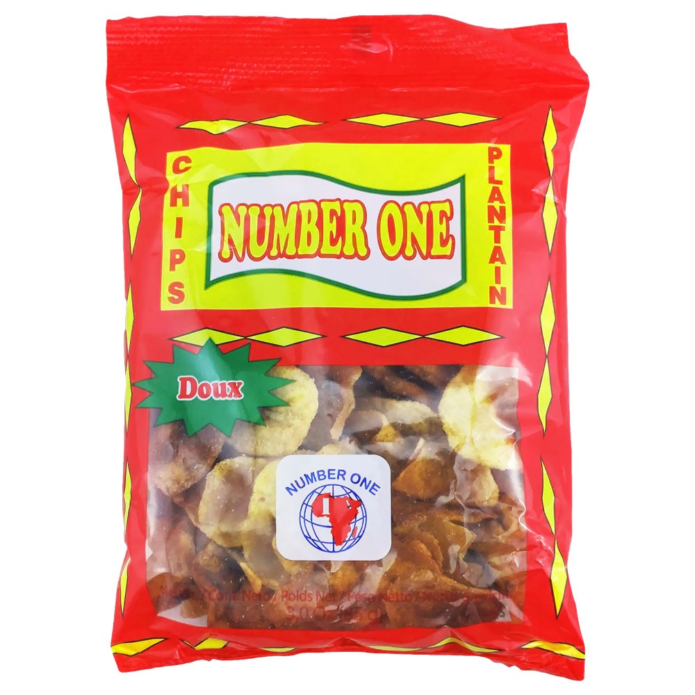 Plantain Chips Number One Sweet - Box 20 x 85 gr.