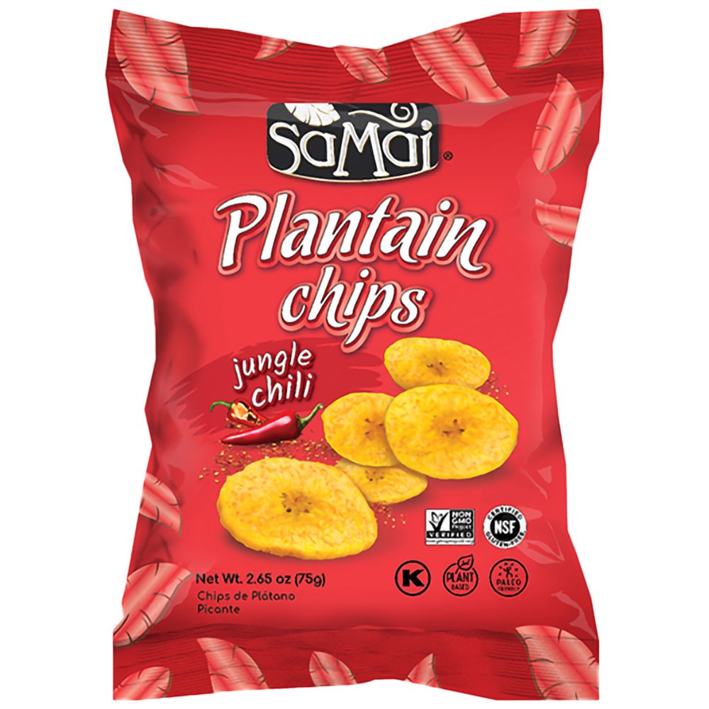 Plantain Chips Samai Jungle Chili - (Box 15 x 75 gr.)