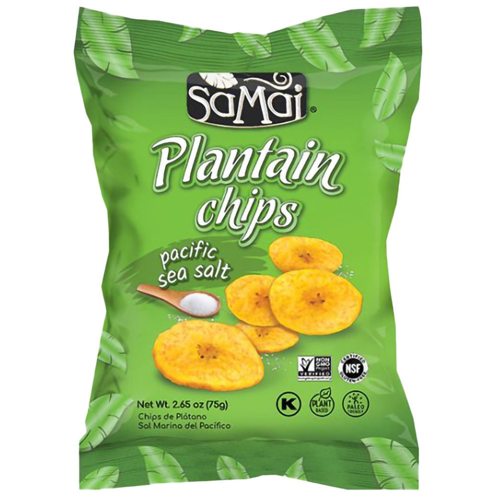 Plantain Chips Samai Sea Salt - (Box 15 x 75 gr.)