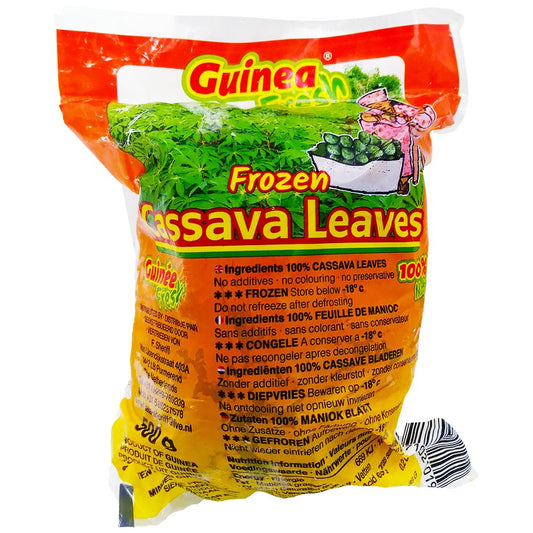 (African Vegetable Leaves) Pondu Cassava Leaves - Guinéa Pkt. 500 gr.