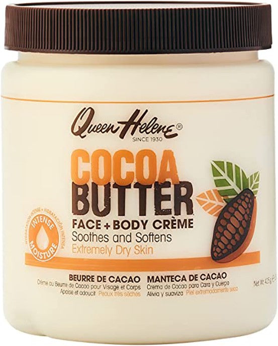 (Skin Care) Queen Helene Cocoa Butter Cream Jar 15 oz.