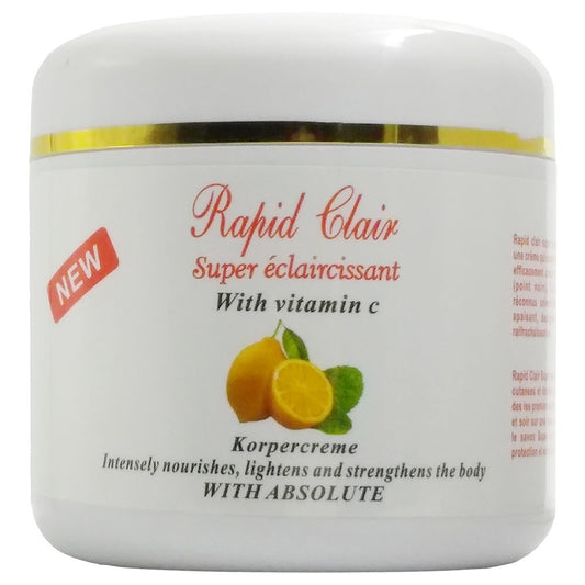 (Body Cream) Rapid Clair Super Éclaircissant with Vitamin C Cream 500 ml.