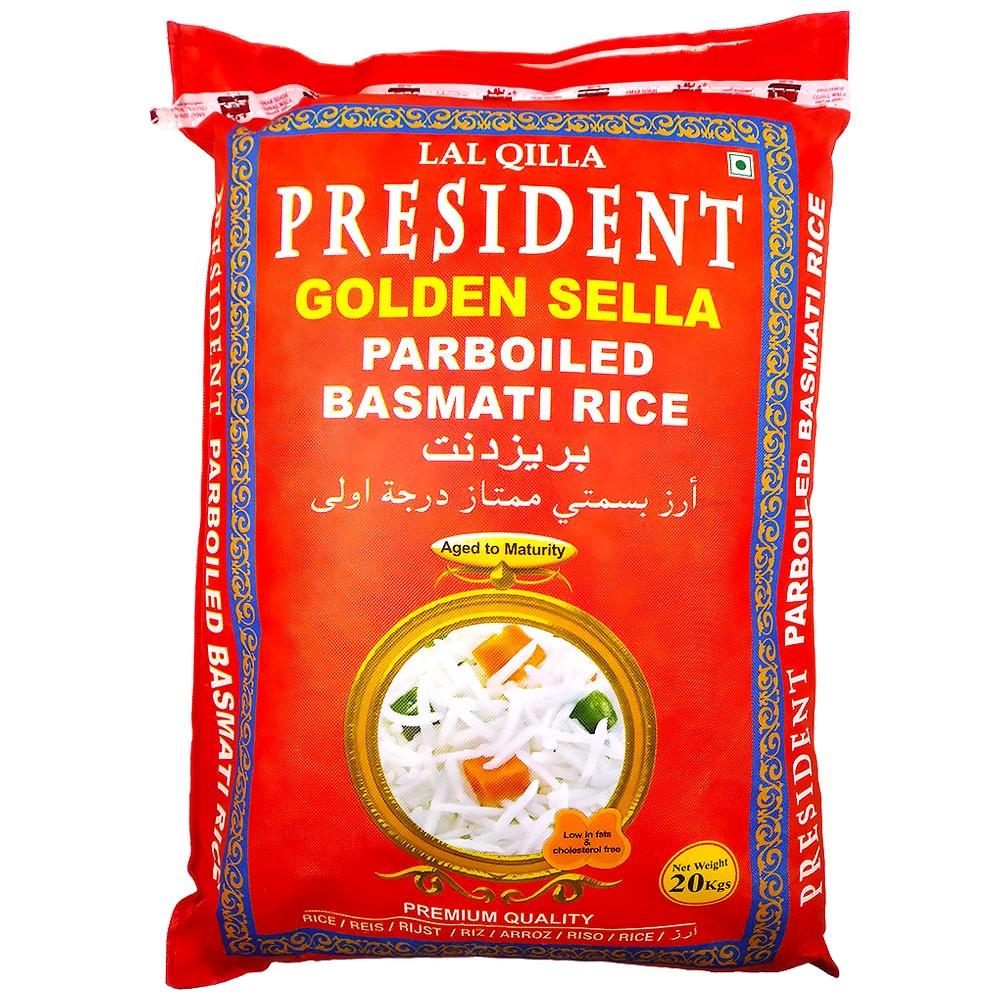 (Basmati Rice) Rice Basmati Parboiled President - 20 kg.