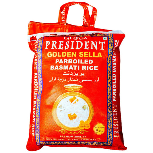 (Basmati Rice) Basmati Parboiled President - 5 kg.