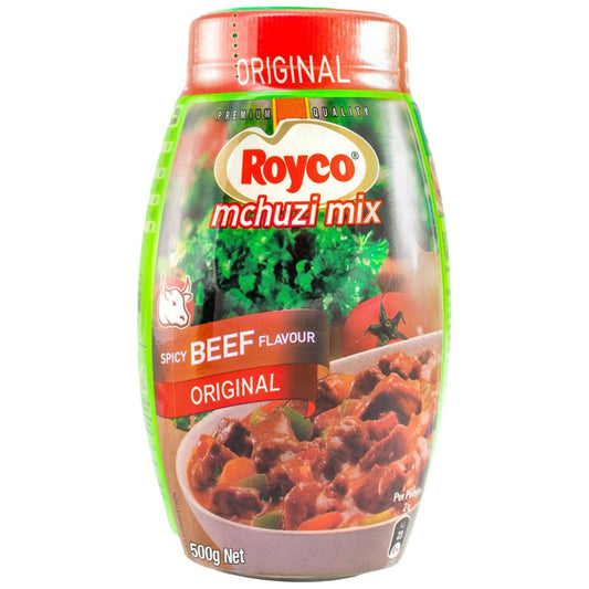 (Beef Mix Seasoning Spicy) Royco Mchuzi Mix Spicy Beef 12 x 500 gr. (AHCO)
