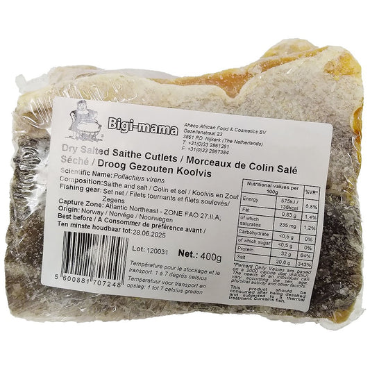 (Fish Salted) Saithe Poisson Salé - Makajabu - 400 gr.