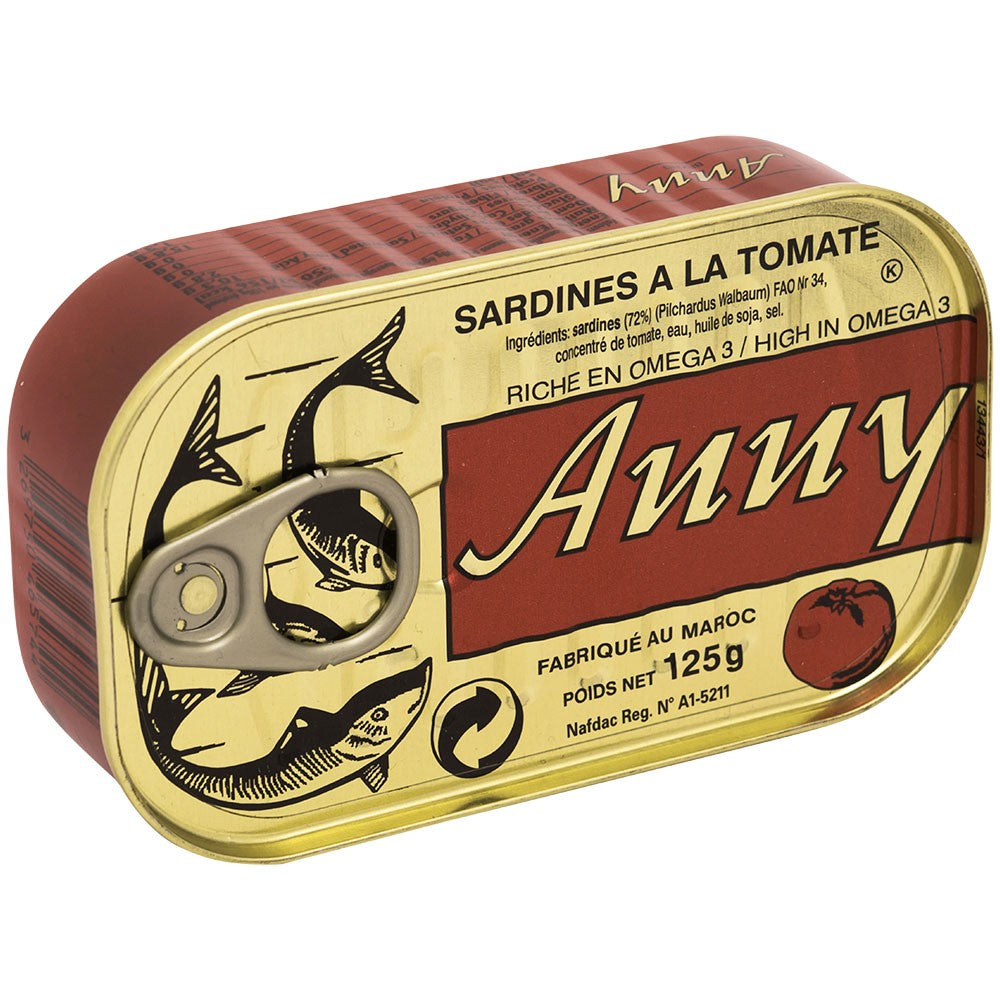 (Canned Seafood) Sardines Anny - Tomato Sauce - Box 50 x 125 gr. (AHCO)
