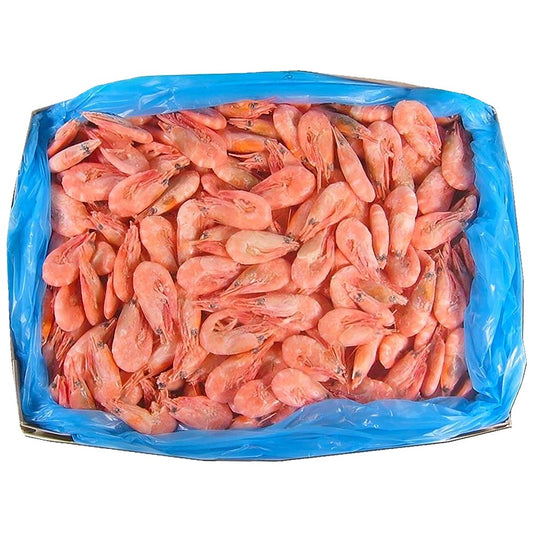 (Frozen Seafood Shrimp) Shrimps Red Steur Garnaal HOSO 120+- 5 kg.