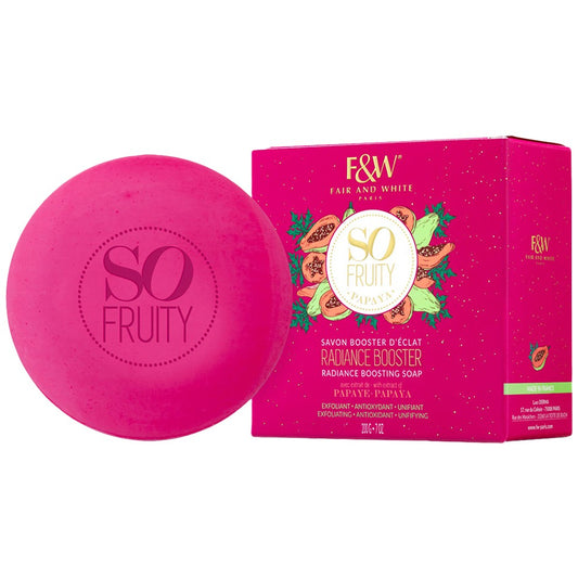 (Bar Soap) So Fruity Fair & White Papaya Radiance Boosting Soap 200 gr.