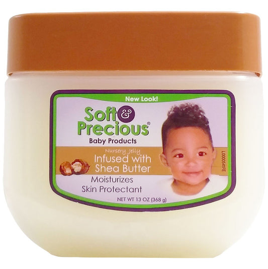 (Baby & Toddler Skin Care) Soft & Precious Nursery Jelly Shea Butter - Brown 13 oz.