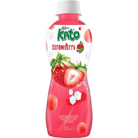 (Beverage Juice) Strawberry Juice with Nata De Coco - Carton 24 x 320 ml (AEF)