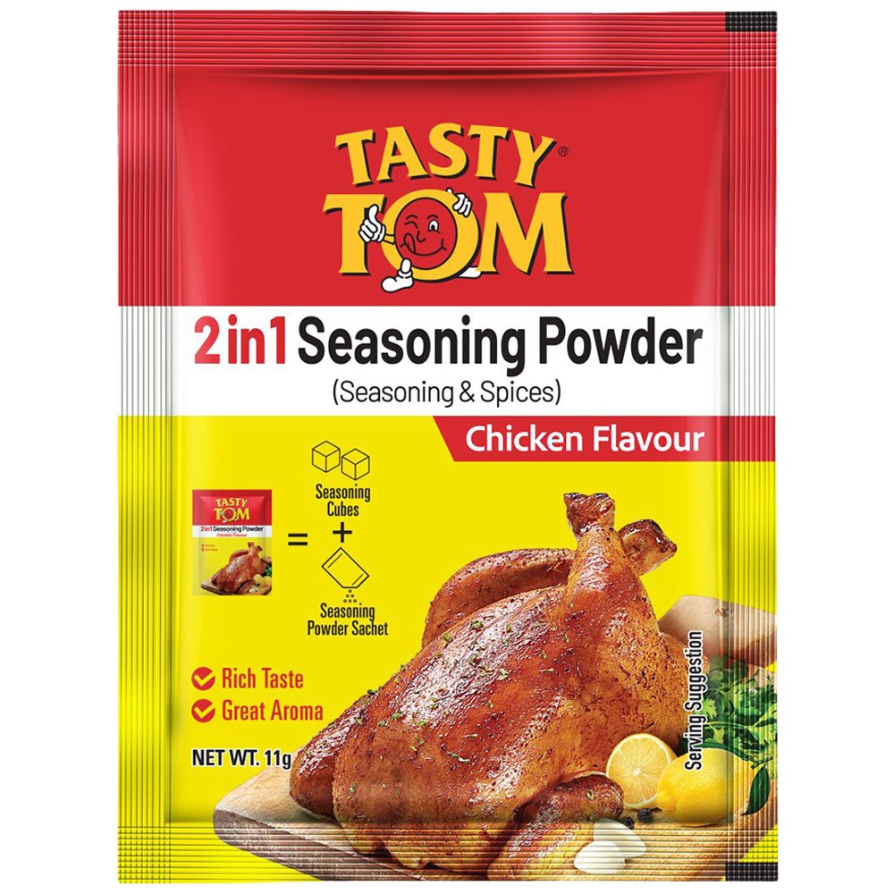 Tasty Tom Chicken Seasoning Powder (Box) 200 x 11 gr.