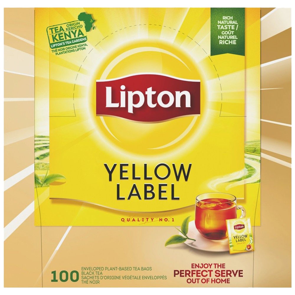 Tea Lipton Yellow Label  - 100 pcs.
