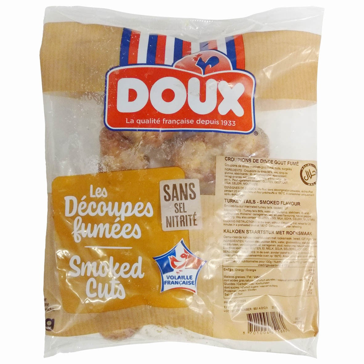 (Frozen Turkey Tails Smoked) Turkey Tails Smoked Box 8 kg