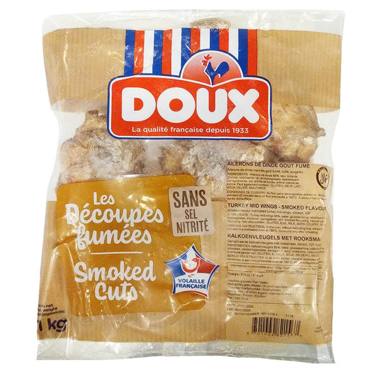 (Frozen Turkey Wings Smoked) Turkey Wings Smoked (Aileron Dinde Fume) Box 8 kg (AHCO)