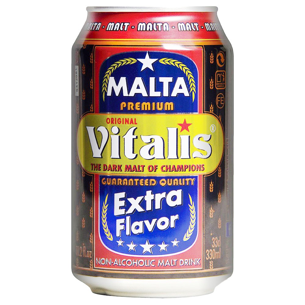 (Beverage Dark Malt) Vitalis Dark Malt Beverage Canned 24 x 330 ml.