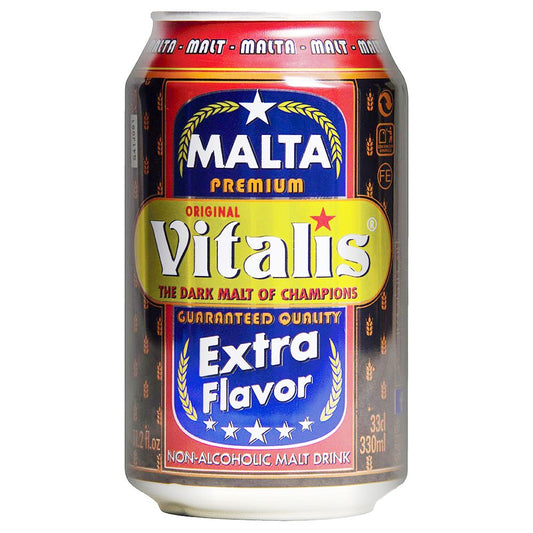 (Beverage Dark Malt) Vitalis Dark Malt Beverage Canned 24 x 330 ml.