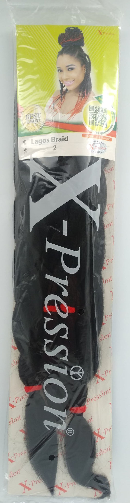 (Hair Braid) X-Pression Lagos Braid Colour 2.