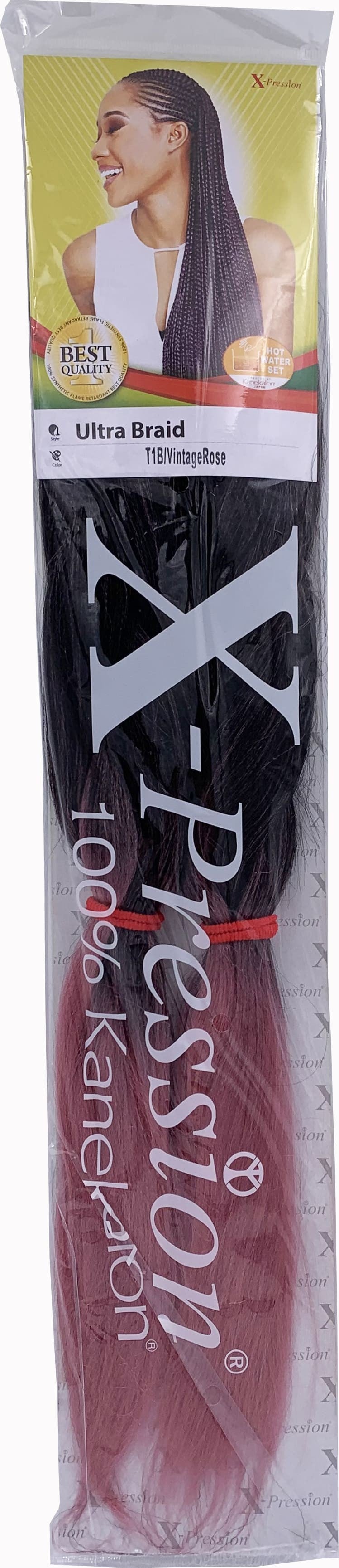 (Hair Braid) X-Pression Ultra Braid Colour Vintage Rose.