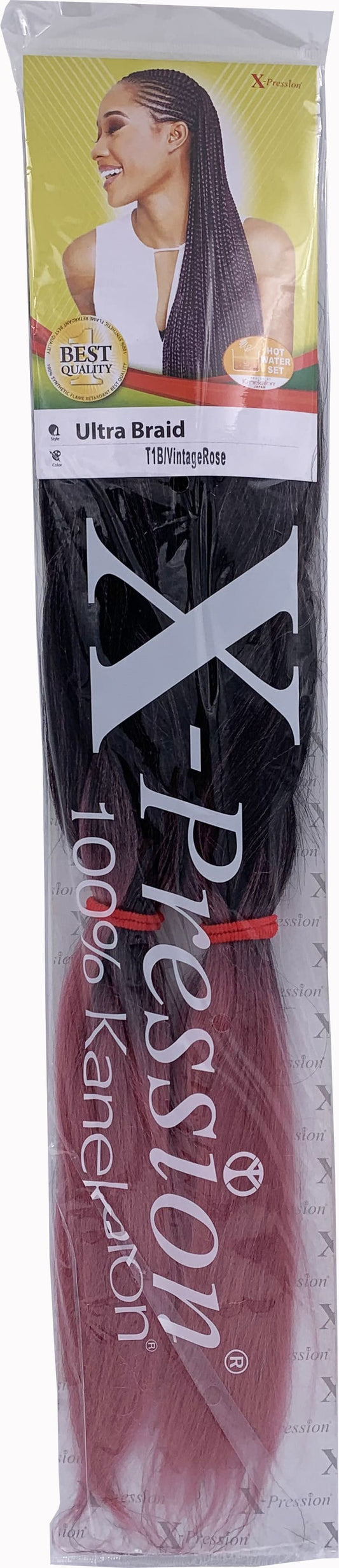 (Hair Braid) X-Pression Ultra Braid Colour Vintage Rose.