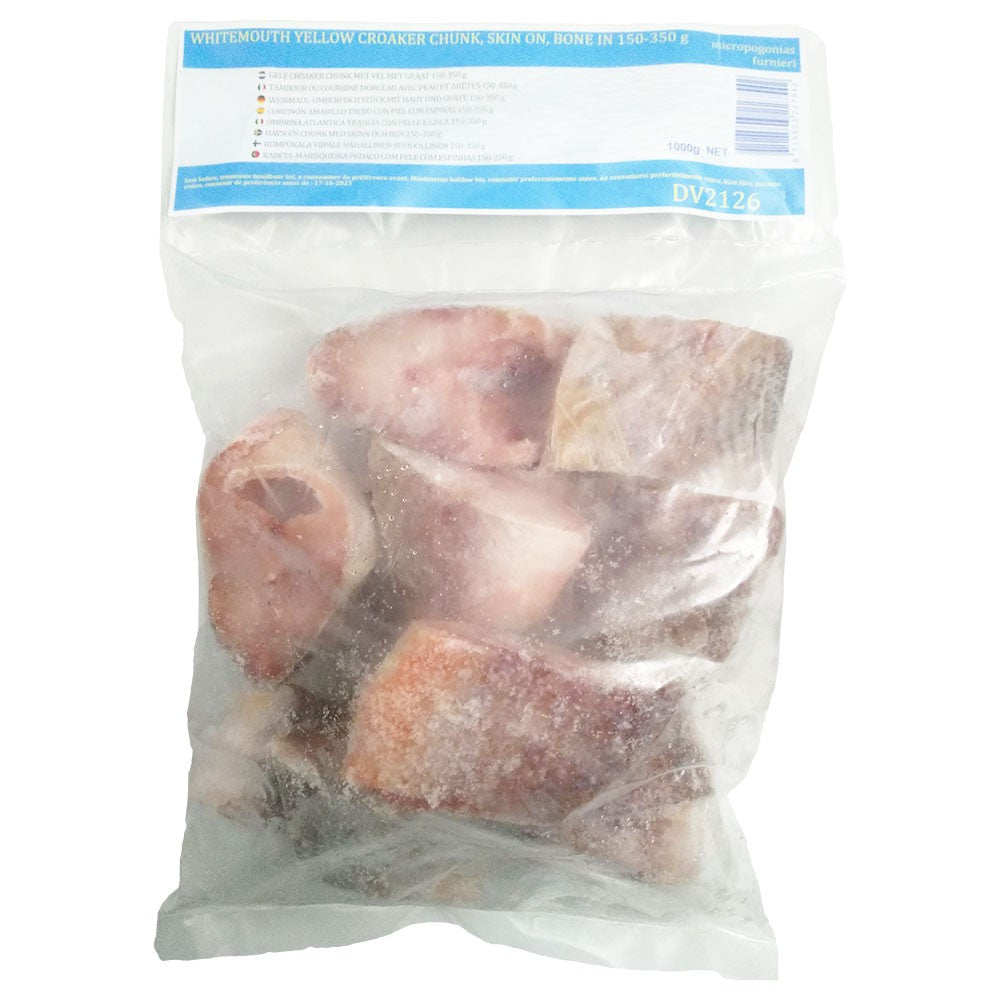 FISH Yellow Croaker Steaks No Head  Box 10 x 1 kg.